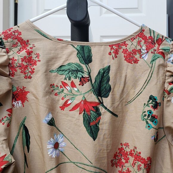 Anthropologie Somerset Maxi Khaki Dress - Picture 10 of 15